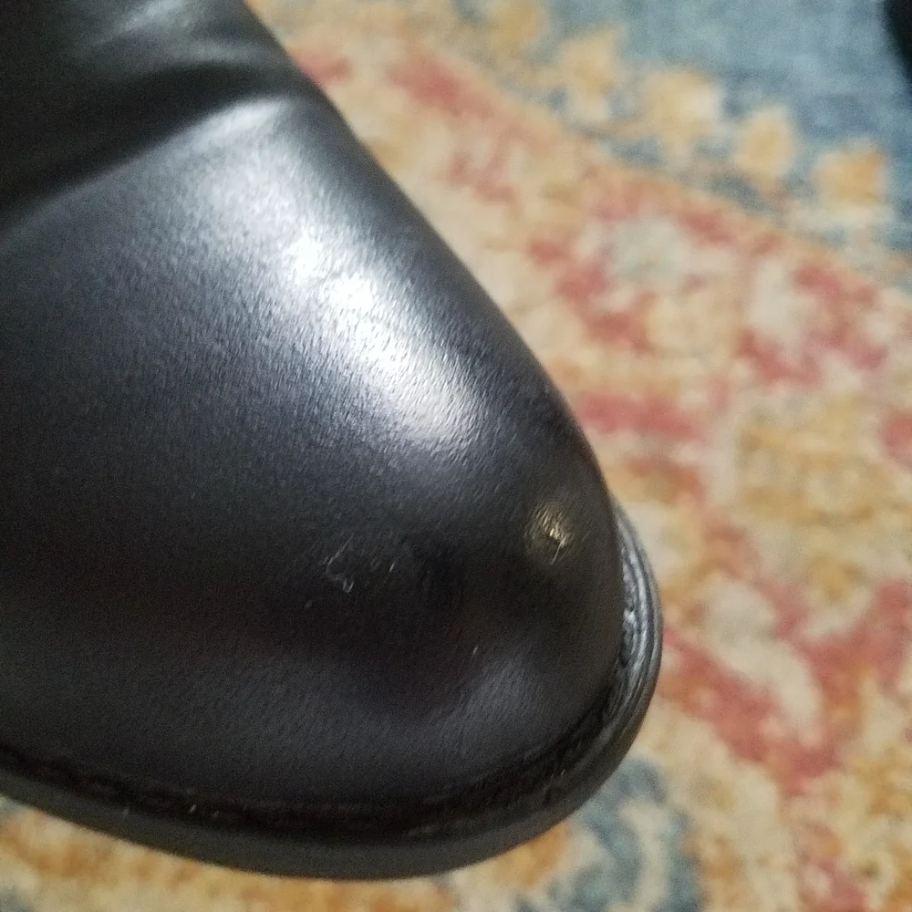 Pierre Dumas double zip back black booties boots size 9 - Picture 7 of 13